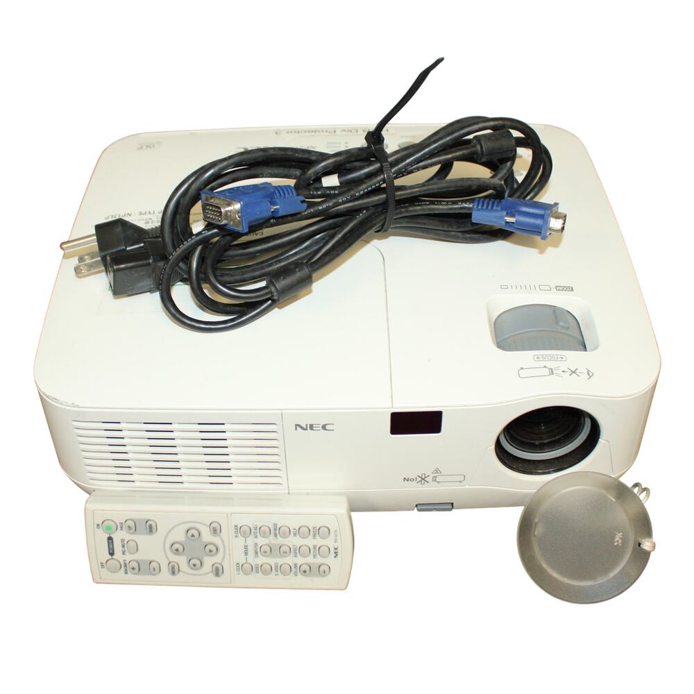 NEC NP215 DLP Projector with Remote and Cables